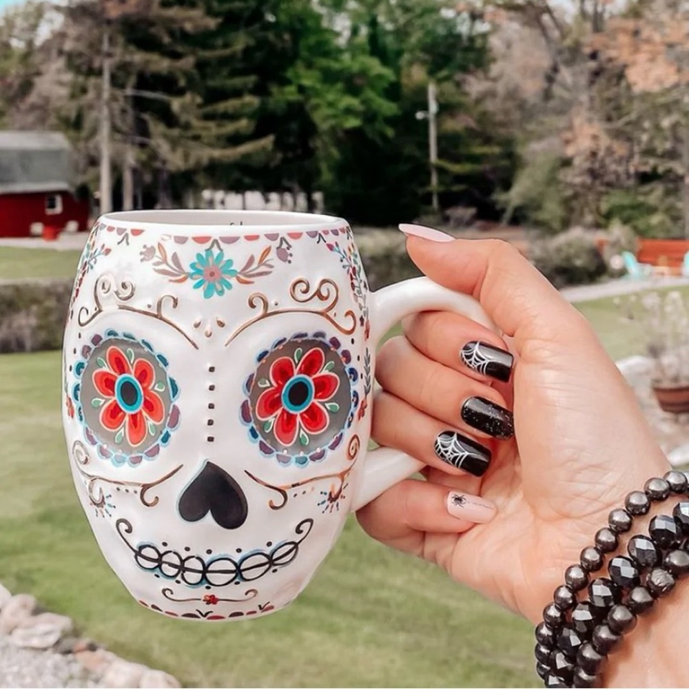 new natural life folk art coffee mug coco the sugar skull